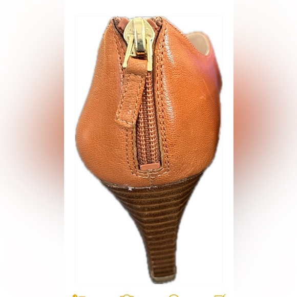 FRANCO SARTO WEDGE STACKED HEELS, SZ 8 US - Picture 9 of 11